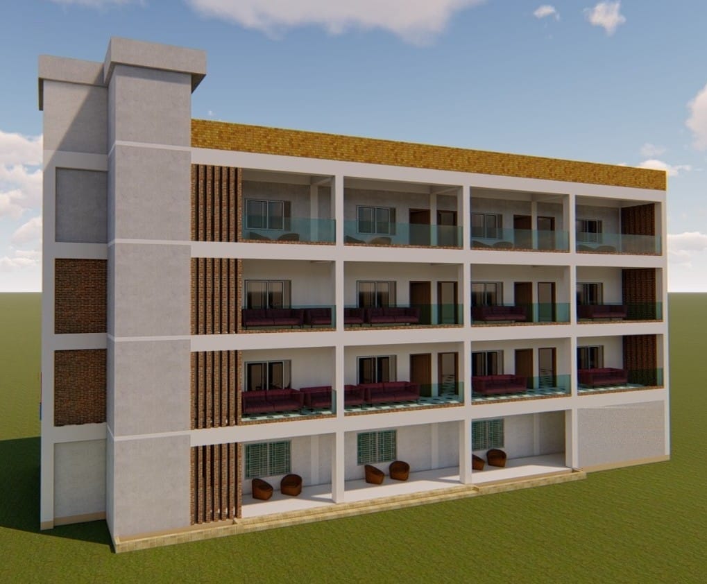 Artist's impression of the new four-storey safe house